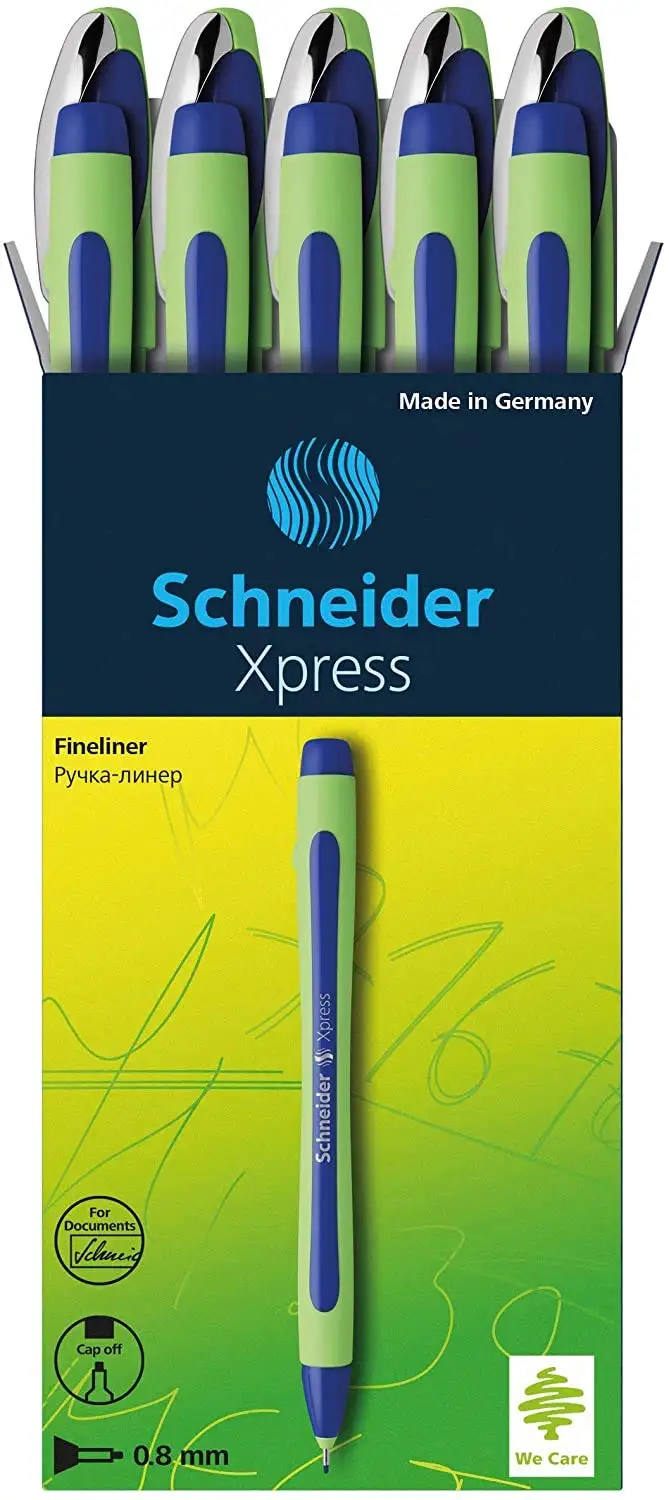 Premium Fineliner Pens, Fiber Tip, 10 Pack - Waterproof & Ergonomic
Premium Fineliner Pens, Fiber Tip, 10 Pack - Waterproof & Ergonomic