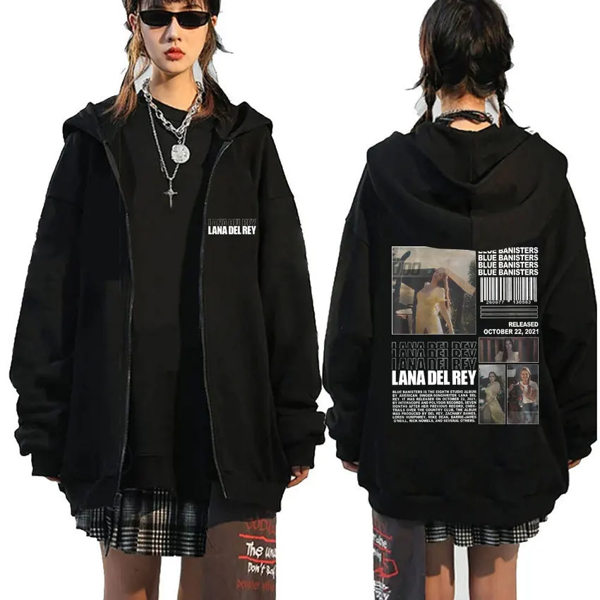 Lana Del Rey Blue Banisters Music Album Graphic Zipper Hoodie Men Women Fashion Vintage Oversized Zip Up Sweatshirt Male Clothes
Lana Del Rey Blue Banisters Music Album Graphic Zipper Hoodie Men Women Fashion Vintage Oversized Zip Up Sweatshirt Male Clothes