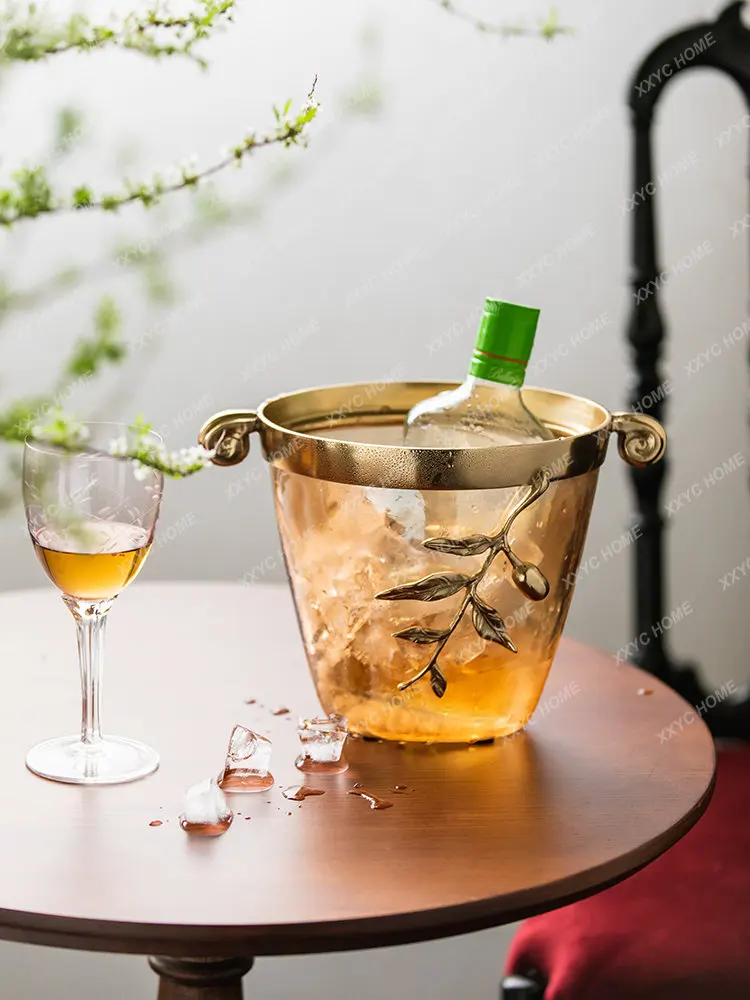 Handmade Brass Light Luxury Ice Bucket Home Champagne Barrel Bar Iced Beer Wine Set Advanced Retro
Handmade Brass Light Luxury Ice Bucket Home Champagne Barrel Bar Iced Beer Wine Set Advanced Retro