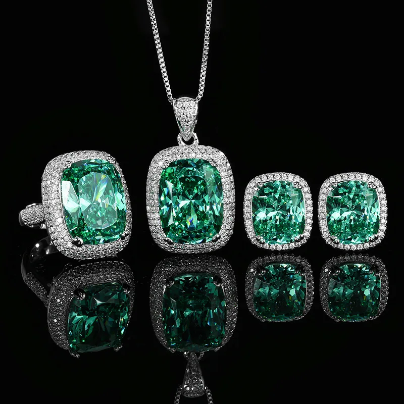 New Jewelry Gold Plated Bird's Nest Cut Para Green Simple Set for Women 12*16-10*12
New Jewelry Gold Plated Bird's Nest Cut Para Green Simple Set for Women 12*16-10*12
