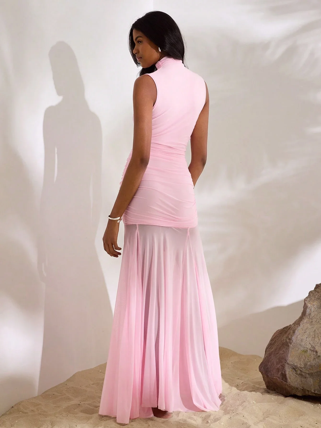 Women Solid Color Knit Mesh Bodycon Dress Elegant Bohemian Mermaid Floor-Length
Women Solid Color Knit Mesh Bodycon Dress Elegant Bohemian Mermaid Floor-Length