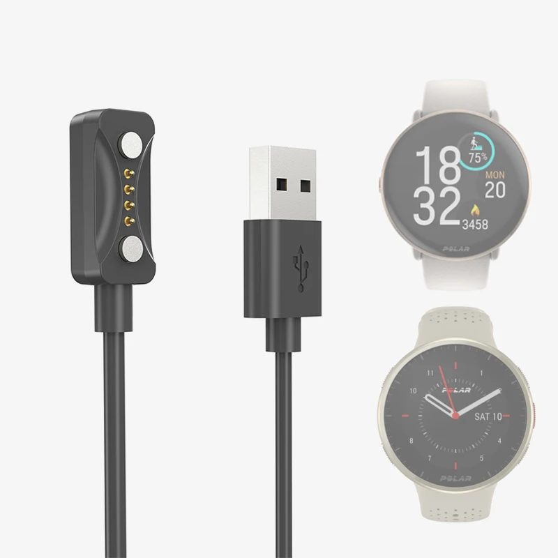 Зарядное устройство для смарт-часов, USB-кабель для зарядки Polar Pacer/Pro/ignite 3
Зарядное устройство для смарт-часов, USB-кабель для зарядки Polar Pacer/Pro/ignite 3