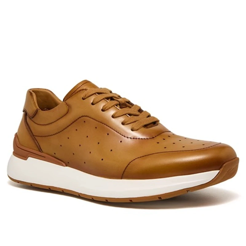 Genuine Leather Light Thick Soled Height Increasing Shoes for Men's Comfortable Sports Shoes Fashion Breathable Casual Sneakers
Genuine Leather Light Thick Soled Height Increasing Shoes for Men's Comfortable Sports Shoes Fashion Breathable Casual Sneakers