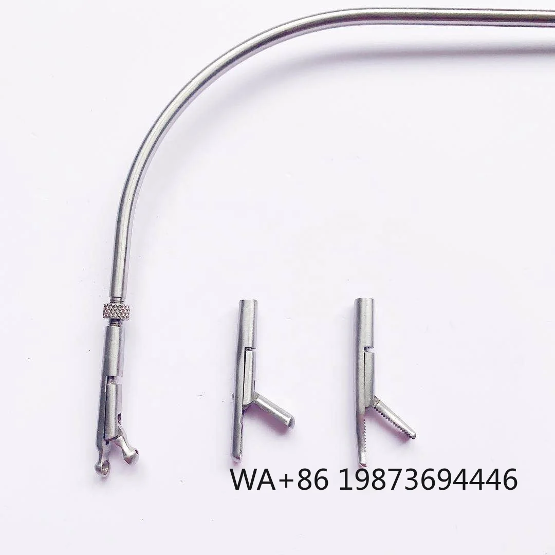 High Quality Three-Heads Indirect Laryngeal Forceps, ENT Laryngoscopy Instruments
High Quality Three-Heads Indirect Laryngeal Forceps, ENT Laryngoscopy Instruments
