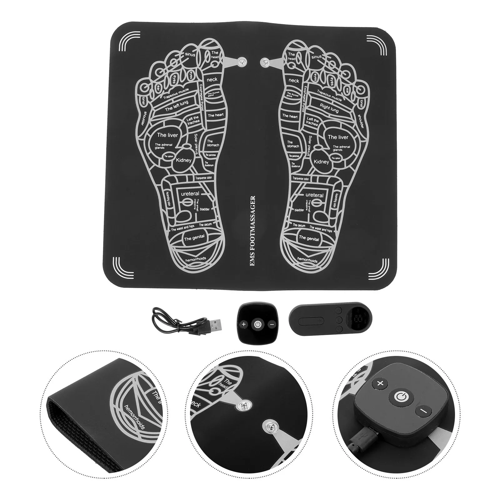 1Pcs Physiotherapy Massager USB Charging Foot Massage Pad Relieves Muscle Soreness Improves Blood Circulation Foot Care Machine
1Pcs Physiotherapy Massager USB Charging Foot Massage Pad Relieves Muscle Soreness Improves Blood Circulation Foot Care Machine