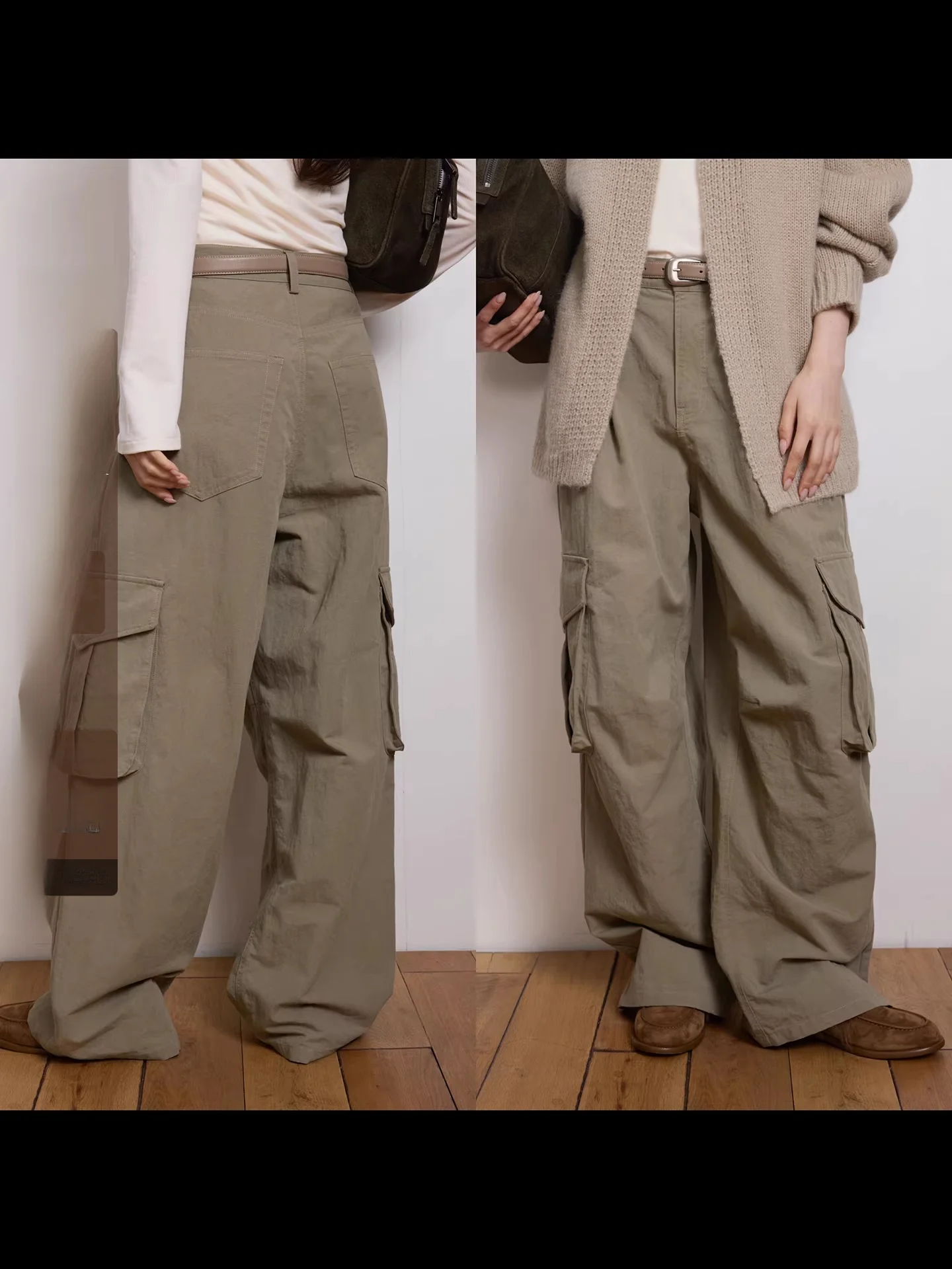 Camelux Casual Long Velvet Cotton Denim Wide Leg Workwear Pants with Pockets Vintage Loose Fit Women's Leisure Trousers
Camelux Casual Long Velvet Cotton Denim Wide Leg Workwear Pants with Pockets Vintage Loose Fit Women's Leisure Trousers