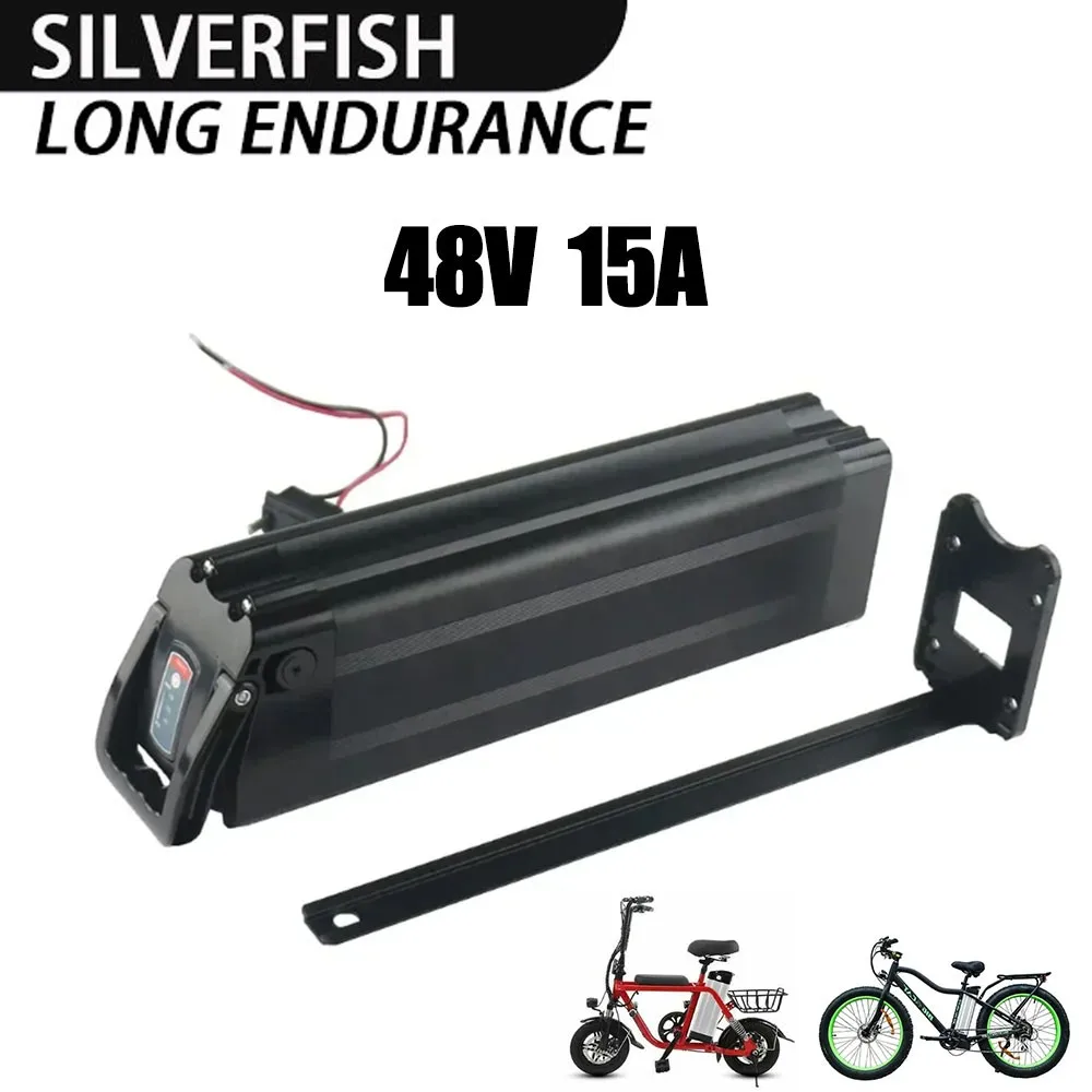 48V 15AH 20AH Silverfish Lithium Long endurance 800W 500W 24V 36V Lithium Efficient 48V18650 Battery Pack+Charger
48V 15AH 20AH Silverfish Lithium Long endurance 800W 500W 24V 36V Lithium Efficient 48V18650 Battery Pack+Charger