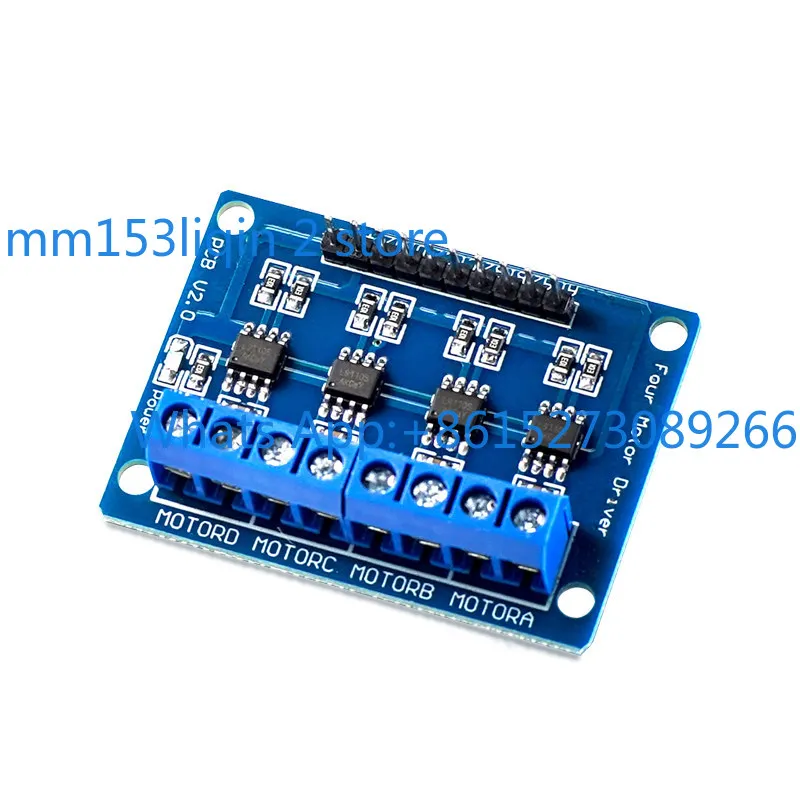 Four-way motor driver board L9110S chip, DC
Four-way motor driver board L9110S chip, DC