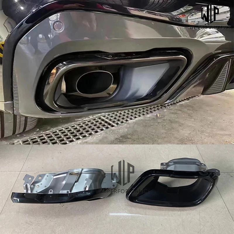 Stainless Steel Muffler Exhaust Pipe End Tips Exhaust Tail Pipes Throat Car Styling for Bmw G05 X5 G06 X6 G07 X7
Stainless Steel Muffler Exhaust Pipe End Tips Exhaust Tail Pipes Throat Car Styling for Bmw G05 X5 G06 X6 G07 X7
