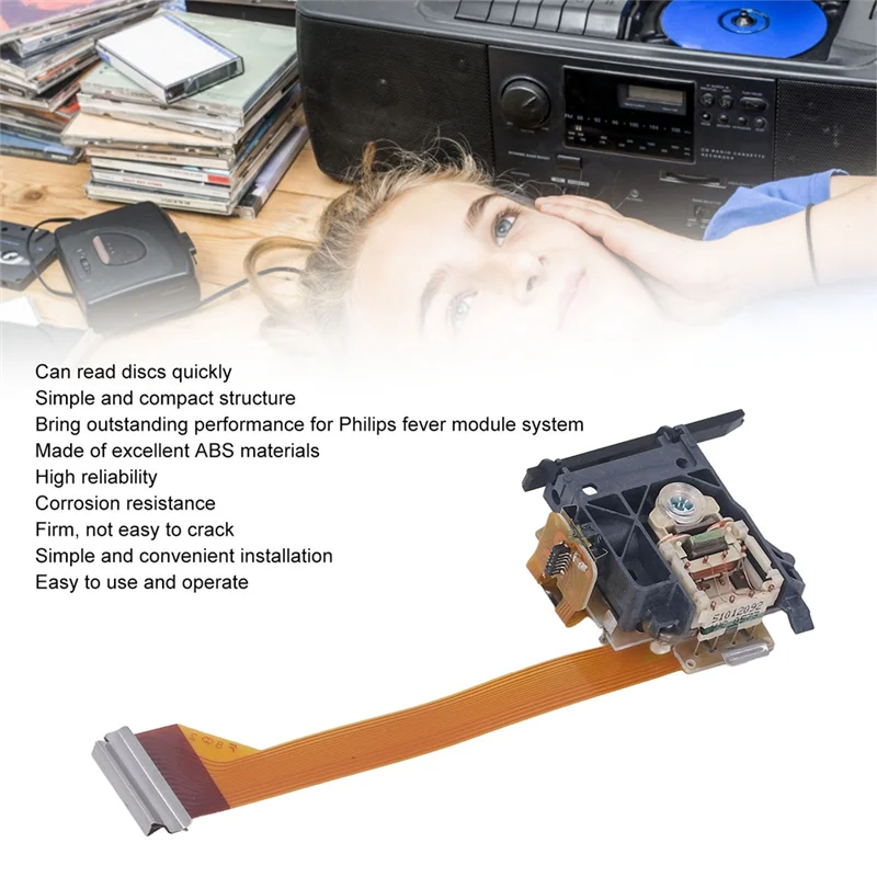 ABVT-Optical Pickup Laser Lens Laser Head Replacement For Fever Module CD LF VAU1254 VAU1255 VAU1252
ABVT-Optical Pickup Laser Lens Laser Head Replacement For Fever Module CD LF VAU1254 VAU1255 VAU1252
