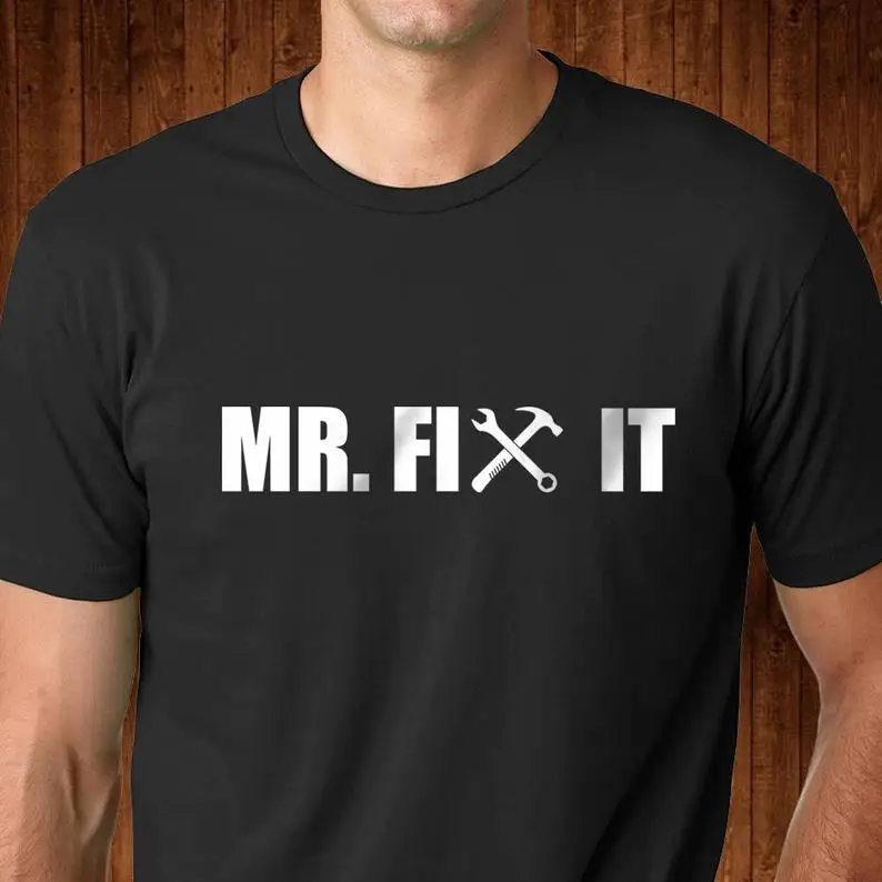 Mr Fix It - Dad T-Shirt - Gift for Father's Day Dad Life Shirt Summer Cotton O-Neck Short Sleeve Men's T Shirt New Size S-3XL
Mr Fix It - Dad T-Shirt - Gift for Father's Day Dad Life Shirt Summer Cotton O-Neck Short Sleeve Men's T Shirt New Size S-3XL
