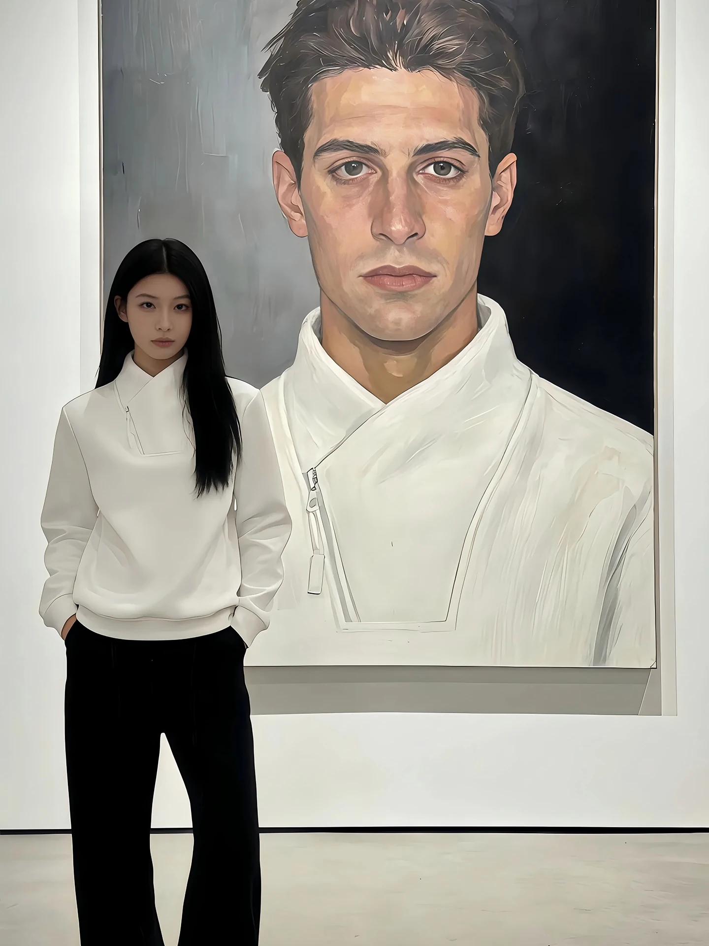 Белая мужская толстовка на молнии с флисовой подкладкой, осенне-зимняя, утепленная, с длинными рукавами, воротником-стойкой, в американском ретро-стиле, молодежная модная куртка
Белая мужская толстовка на молнии с флисовой подкладкой, осенне-зимняя, утепленная, с длинными рукавами, воротником-стойкой, в американском ретро-стиле, молодежная модная куртка