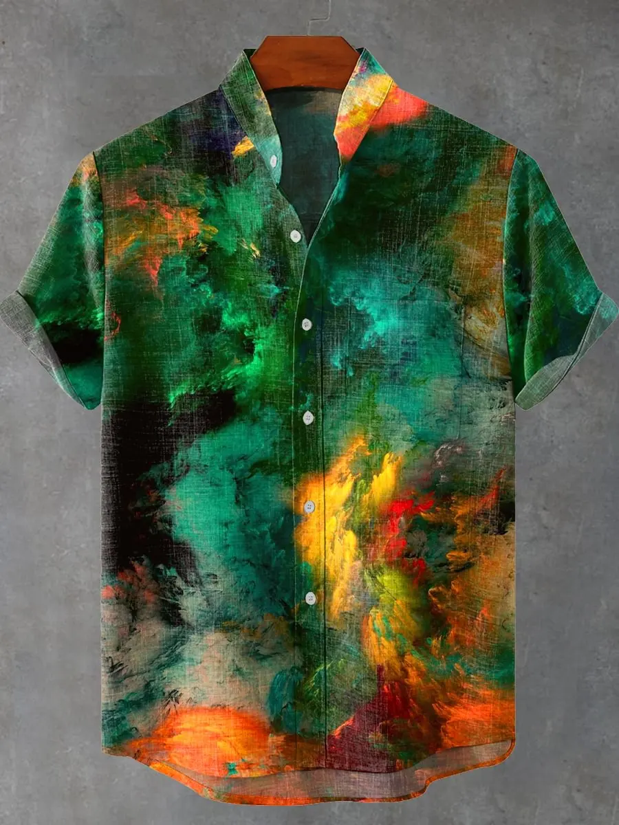 Men's Linen 80% Short Sleeve Shirt Fashion Cartoon 3D Puppy Art Pattern Printing Summer Casual Top Holiday
Men's Linen 80% Short Sleeve Shirt Fashion Cartoon 3D Puppy Art Pattern Printing Summer Casual Top Holiday