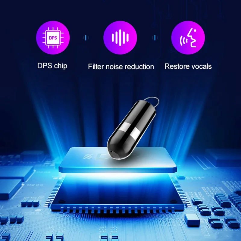 STTWUNAKE Mini Voice Activated Recorder Digital Audio Recording Keychain Device Wearable Sound Professional Micro Dictaphone
STTWUNAKE Mini Voice Activated Recorder Digital Audio Recording Keychain Device Wearable Sound Professional Micro Dictaphone