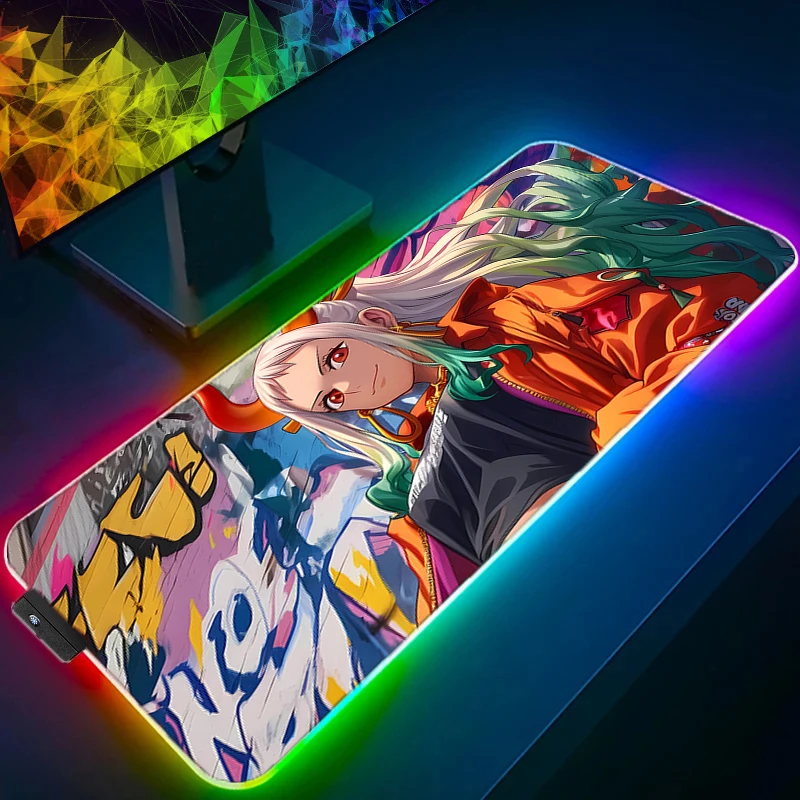 RGB LED One Piece Yamato Mouse Pad Office Desk Mat Computer HD Mousepad Rubber Keyboard Pad PC Accessories Mouse Mat Tablet Pad 
RGB LED One Piece Yamato Mouse Pad Office Desk Mat Computer HD Mousepad Rubber Keyboard Pad PC Accessories Mouse Mat Tablet Pad
