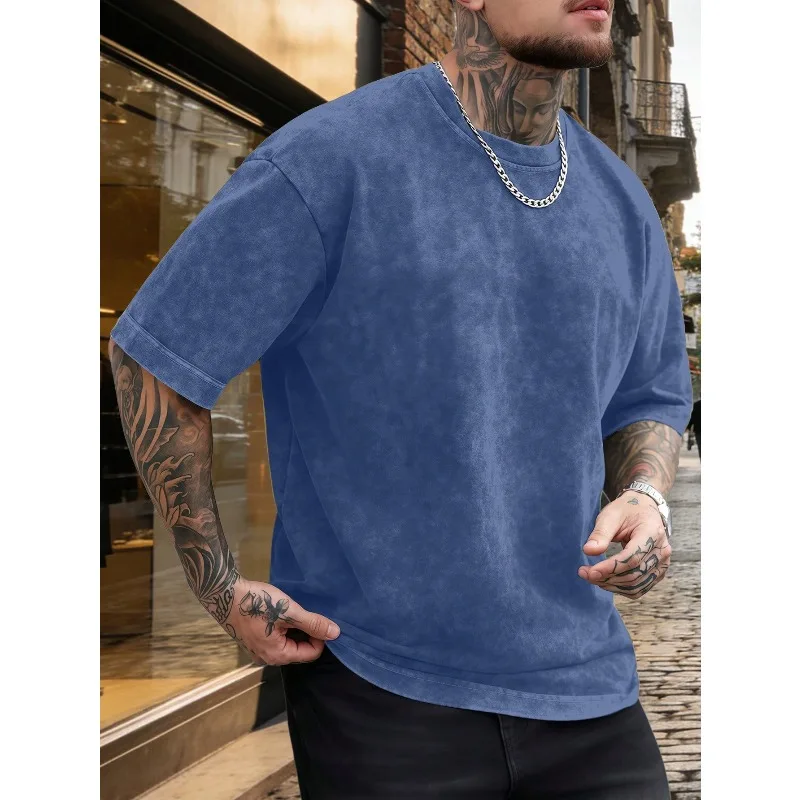 2026 QualityMen's Pure Cotton Vintage Washed T-Shirt, Loose-Fitting Summer Off-Shoulder Short-Sleeved Shirt, Breathable And Skin-Friendly Summer Vintage Texture, Casual And Commuting All-Match Top
2026 QualityMen's Pure Cotton Vintage Washed T-Shirt, Loose-Fitting Summer Off-Shoulder Short-Sleeved Shirt, Breathable And Skin-Friendly Summer Vintage Texture, Casual And Commuting All-Match Top