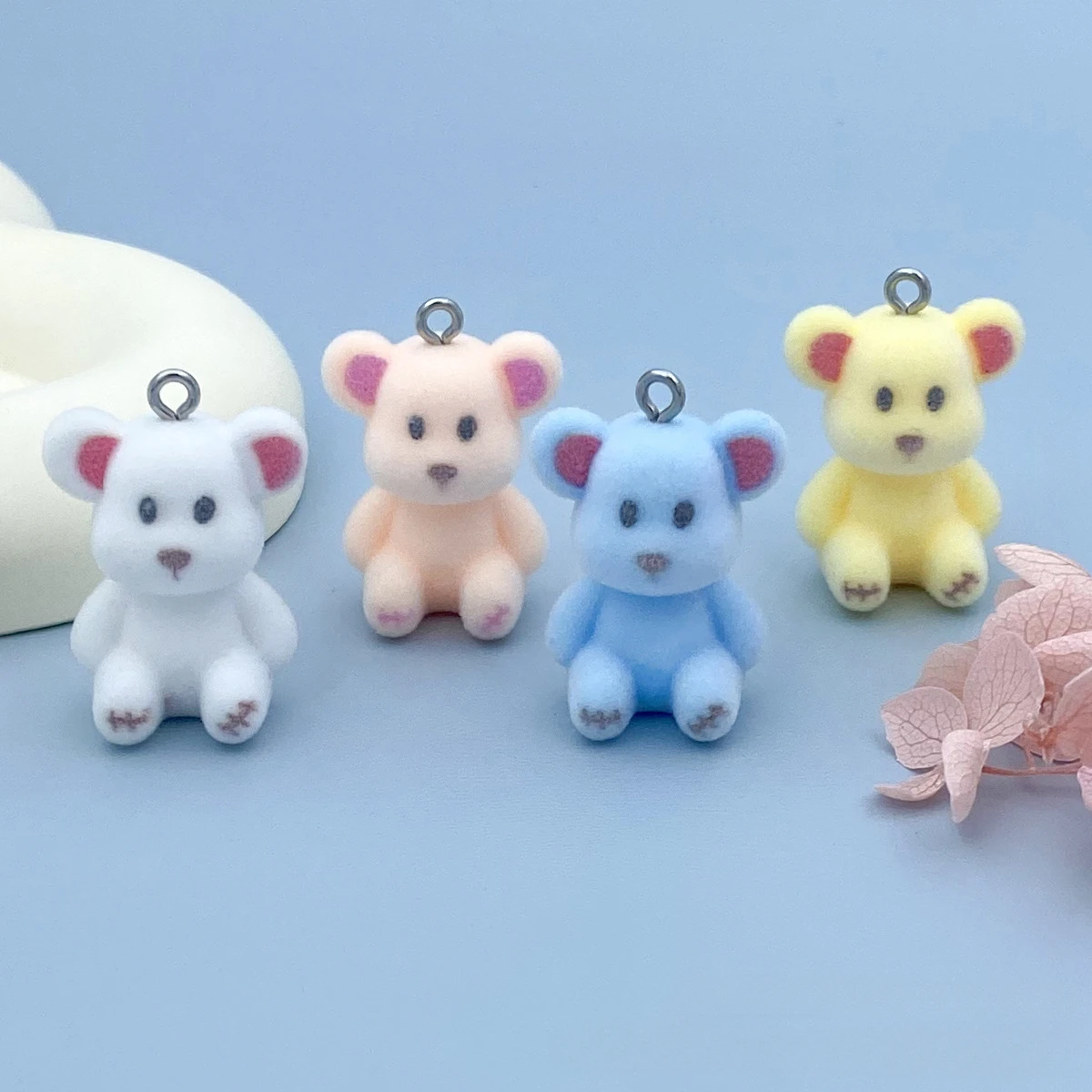 30 PCS 3D Resin Flocking Bear Charms Plush Doll Animal Pendants for Necklace Keychain Making DIY Jewelry Accessories Wholesale
30 PCS 3D Resin Flocking Bear Charms Plush Doll Animal Pendants for Necklace Keychain Making DIY Jewelry Accessories Wholesale