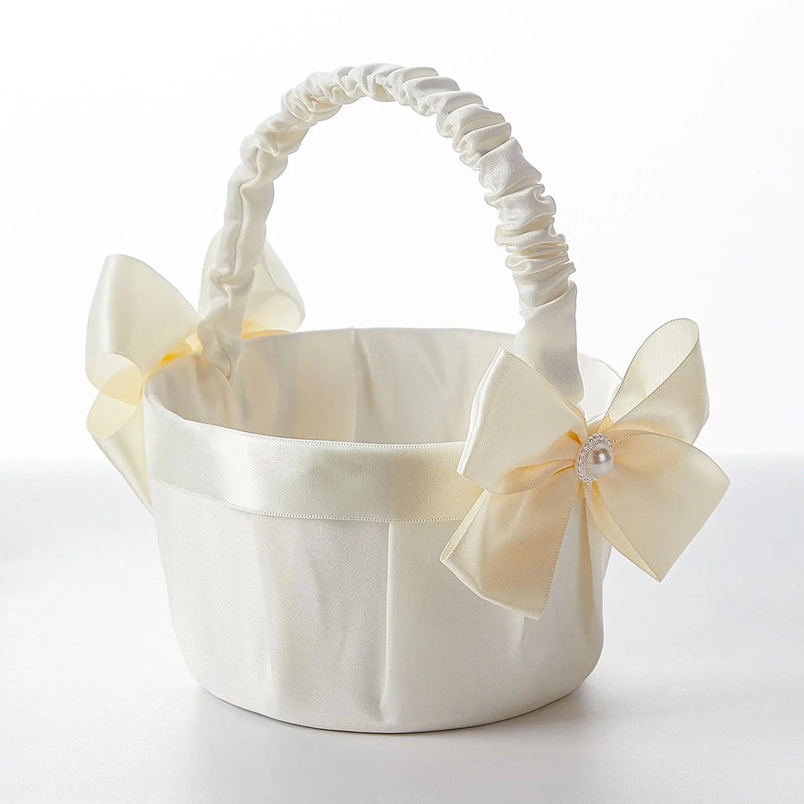 Flower Girl Basket Bridal Accessories Flower Basket with Handle Decoration Candy Container for Bridesmaid Event Party Favors
Flower Girl Basket Bridal Accessories Flower Basket with Handle Decoration Candy Container for Bridesmaid Event Party Favors