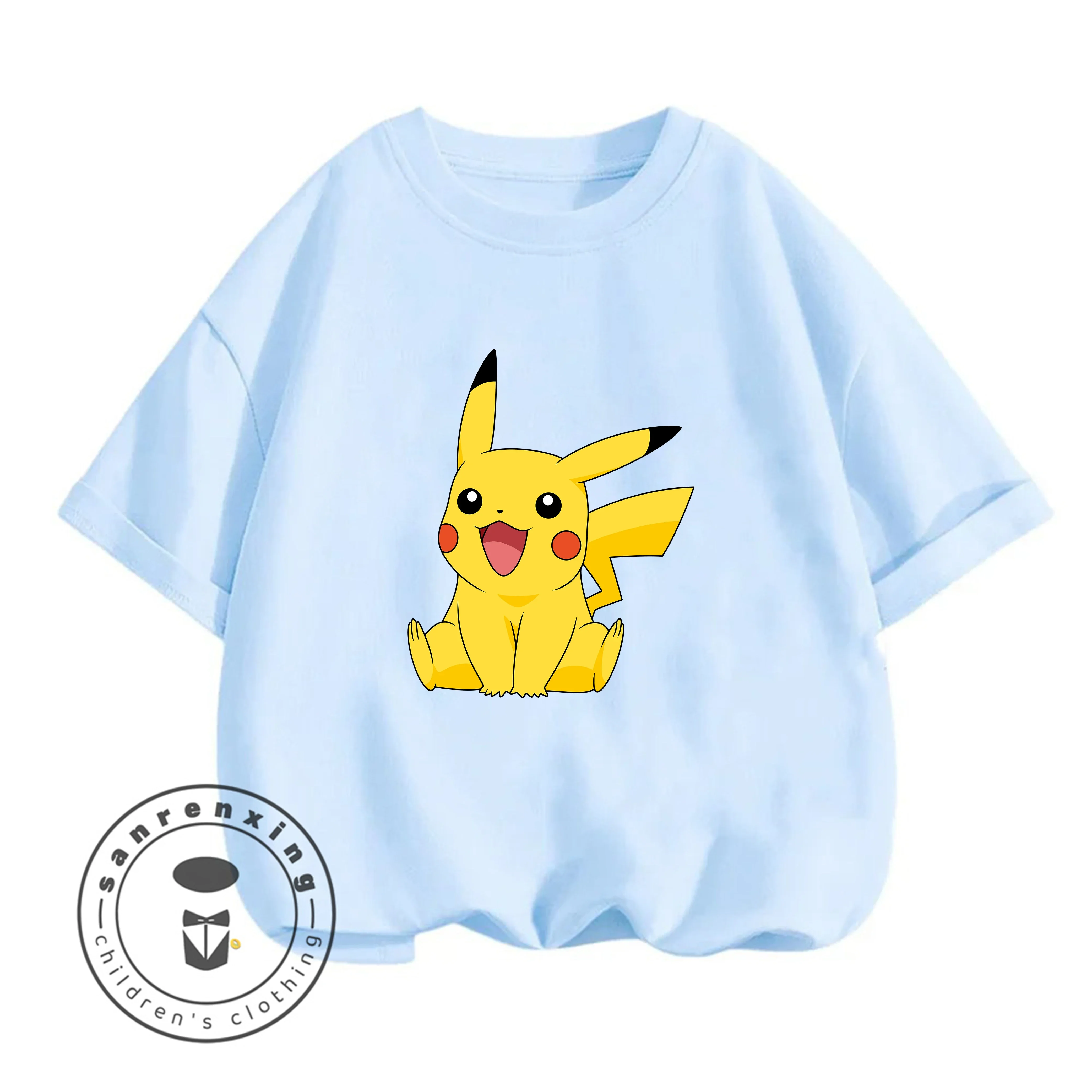 Pikachu 2026 Fashion Hot Sale 2D Cartoon Short Sleeve Casual Daily Wear For Kids
Pikachu 2026 Fashion Hot Sale 2D Cartoon Short Sleeve Casual Daily Wear For Kids