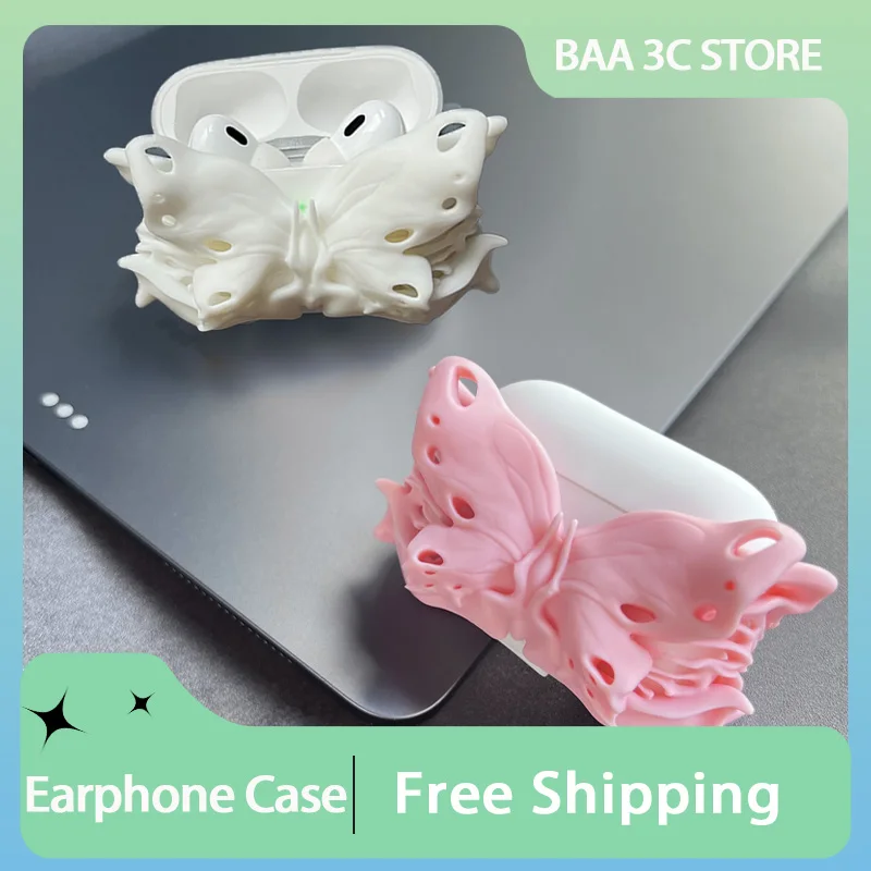 Original Butterfly Art Airpods Case Decoration 3D Liquid Silicone Headphone Cover Airpods Pro Headset Accessorie Y2K Gift
Original Butterfly Art Airpods Case Decoration 3D Liquid Silicone Headphone Cover Airpods Pro Headset Accessorie Y2K Gift