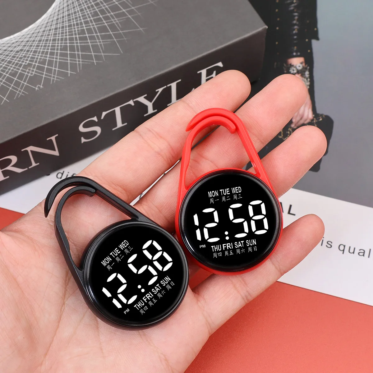 LED electronic hanging watch night light digital electronic hanging watch pocket watch
LED electronic hanging watch night light digital electronic hanging watch pocket watch