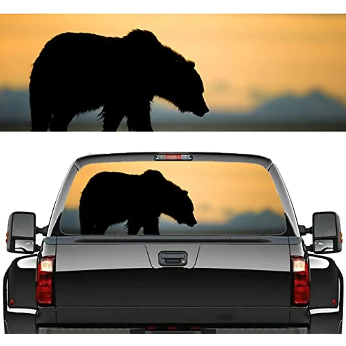 BAHULA Bear Rear Window Sticker Decal Decor Truck Window Back Stickers Perforated Vinyl Eagle Graphic Wrap Stickers - Fit Most C 
BAHULA Bear Rear Window Sticker Decal Decor Truck Window Back Stickers Perforated Vinyl Eagle Graphic Wrap Stickers - Fit Most C