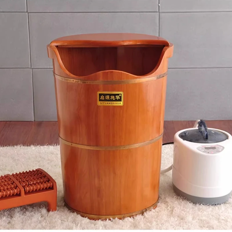 Wooden Foot Soaking Tub Leg Steam Bath Bucket for Home Spa Relaxing Pedicure Massage Foot Therapy Oak Foot Soak Basin
Wooden Foot Soaking Tub Leg Steam Bath Bucket for Home Spa Relaxing Pedicure Massage Foot Therapy Oak Foot Soak Basin