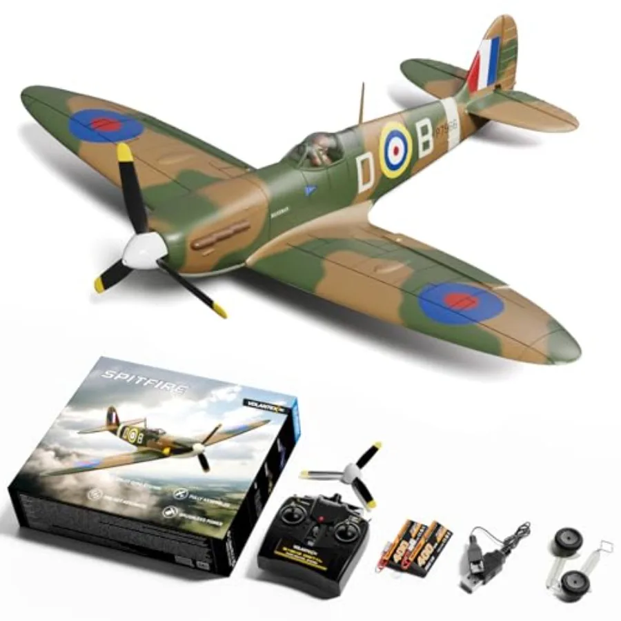 Brushless RC Plane for beginners, lightweight EPP foam, red and blue, ready-to-fly with gyro stabilization and 3 flight modes
Brushless RC Plane for beginners, lightweight EPP foam, red and blue, ready-to-fly with gyro stabilization and 3 flight modes
