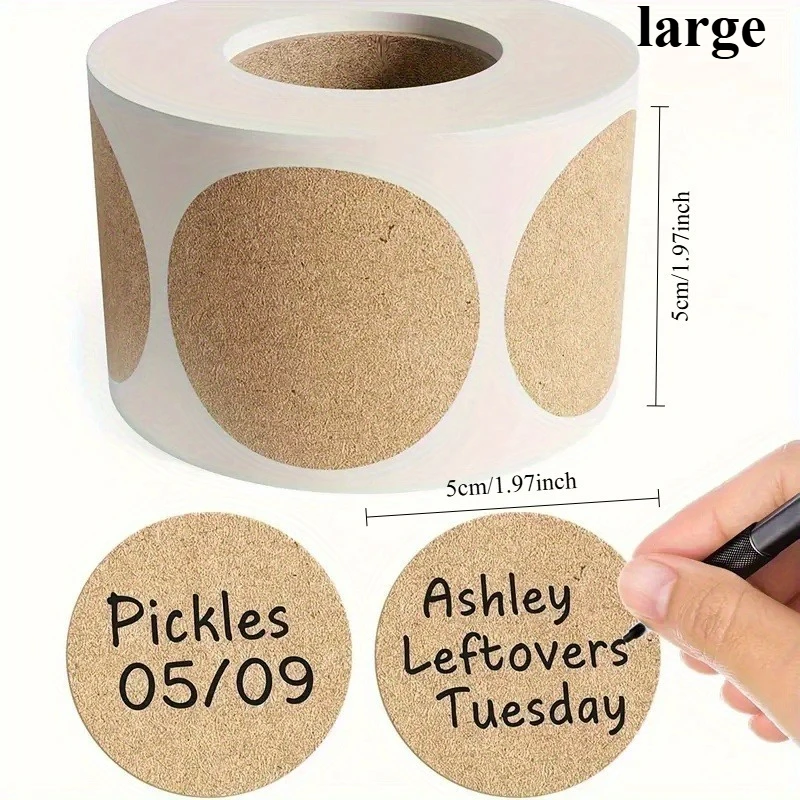 500 Kraft Paper Sticker RollPackaging and Label Stickers for JewelryCrafts and Canned Products Adhesive Label Packaging Supplies
500 Kraft Paper Sticker RollPackaging and Label Stickers for JewelryCrafts and Canned Products Adhesive Label Packaging Supplies