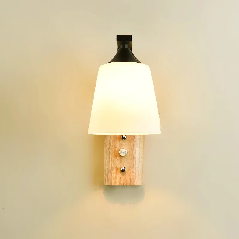 New indoor wall lamp, bedside lamp, hotel bedroom wall, Nordic minimalist wooden home lighting fixture
New indoor wall lamp, bedside lamp, hotel bedroom wall, Nordic minimalist wooden home lighting fixture
