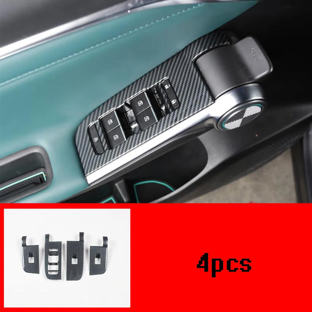 For Trumpchi GAC EMKOO 2023-2024 Accessories Carbon Car Door Window glass Lift Control Switch Panel Sticker Decoration Cover
For Trumpchi GAC EMKOO 2023-2024 Accessories Carbon Car Door Window glass Lift Control Switch Panel Sticker Decoration Cover