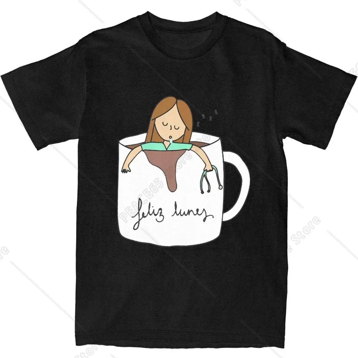 Women's Enfermera En Apuros Nurse Coffee Lover Graphic Printed Tee Shirt Apparel Cotton Doctor Medical T Shirts Tee Clothing
Women's Enfermera En Apuros Nurse Coffee Lover Graphic Printed Tee Shirt Apparel Cotton Doctor Medical T Shirts Tee Clothing