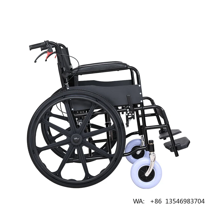 Cheap Manual Wheelchair Carbon Steel Wheelchair for Elderly and Disabled Person in Mexico with 50cm Wide Seat
Cheap Manual Wheelchair Carbon Steel Wheelchair for Elderly and Disabled Person in Mexico with 50cm Wide Seat