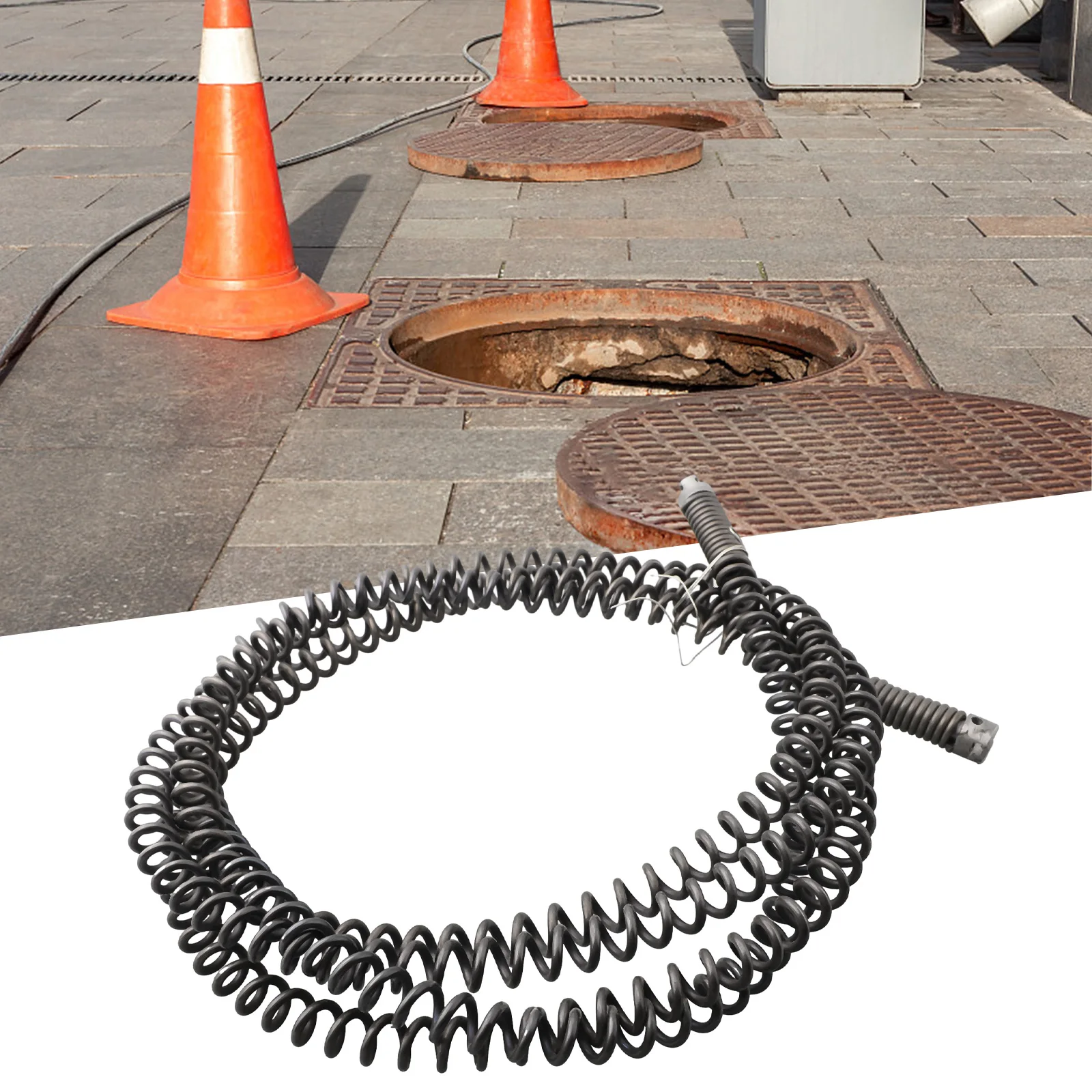 5 Meter Electric Drill Drain Dredging Spring Tool For Sink Sewer Bathtub Shower Floor Pipeline Cleaning And Clog Removal
5 Meter Electric Drill Drain Dredging Spring Tool For Sink Sewer Bathtub Shower Floor Pipeline Cleaning And Clog Removal