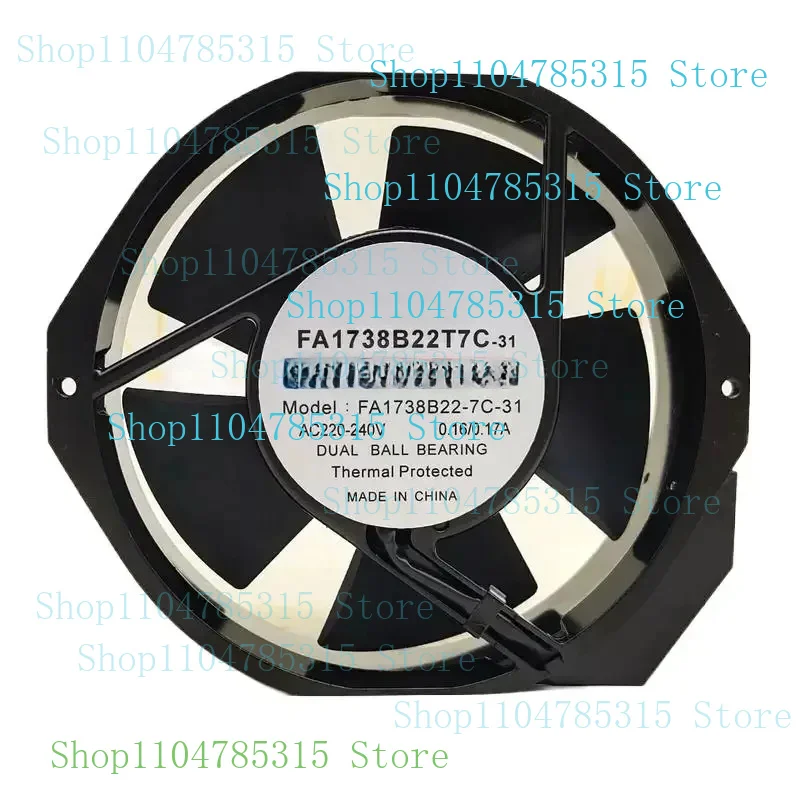 for cooltron fan FA1738B22T7C-31 ac220v 17238 17cm aluminum frame cooling fan
for cooltron fan FA1738B22T7C-31 ac220v 17238 17cm aluminum frame cooling fan