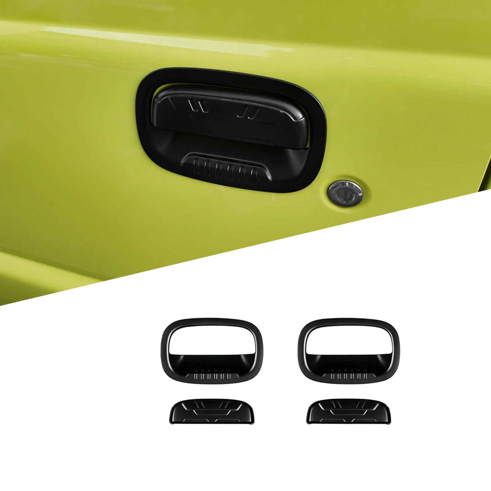 For Suzuki Jimny 3 Door 2018-2025 Exterior Door Handle Pocket Protective Frame Matte Black Car Modification Accessories
For Suzuki Jimny 3 Door 2018-2025 Exterior Door Handle Pocket Protective Frame Matte Black Car Modification Accessories
