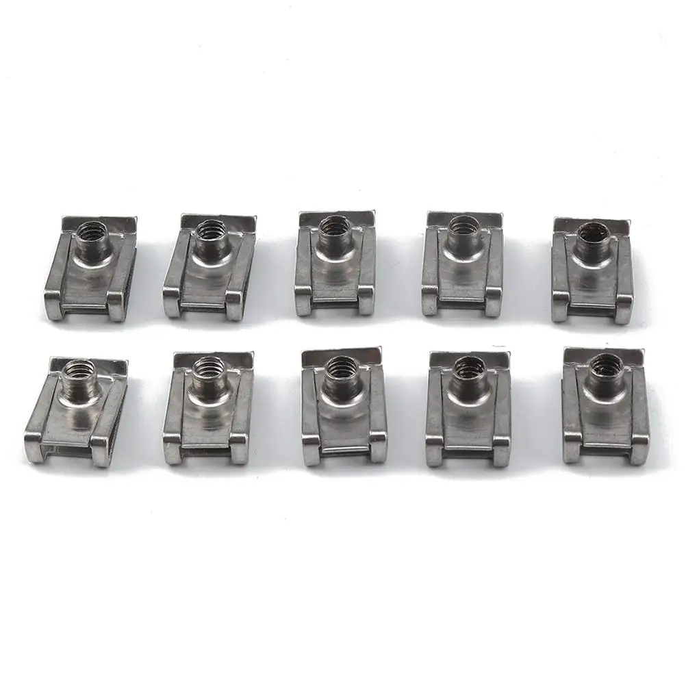 80 Pcs Pinch Nuts Clips Fasteners High Strength Silver Motorcycle Car Body Parts Bumper Fixing Securing Wires Cables Door
80 Pcs Pinch Nuts Clips Fasteners High Strength Silver Motorcycle Car Body Parts Bumper Fixing Securing Wires Cables Door