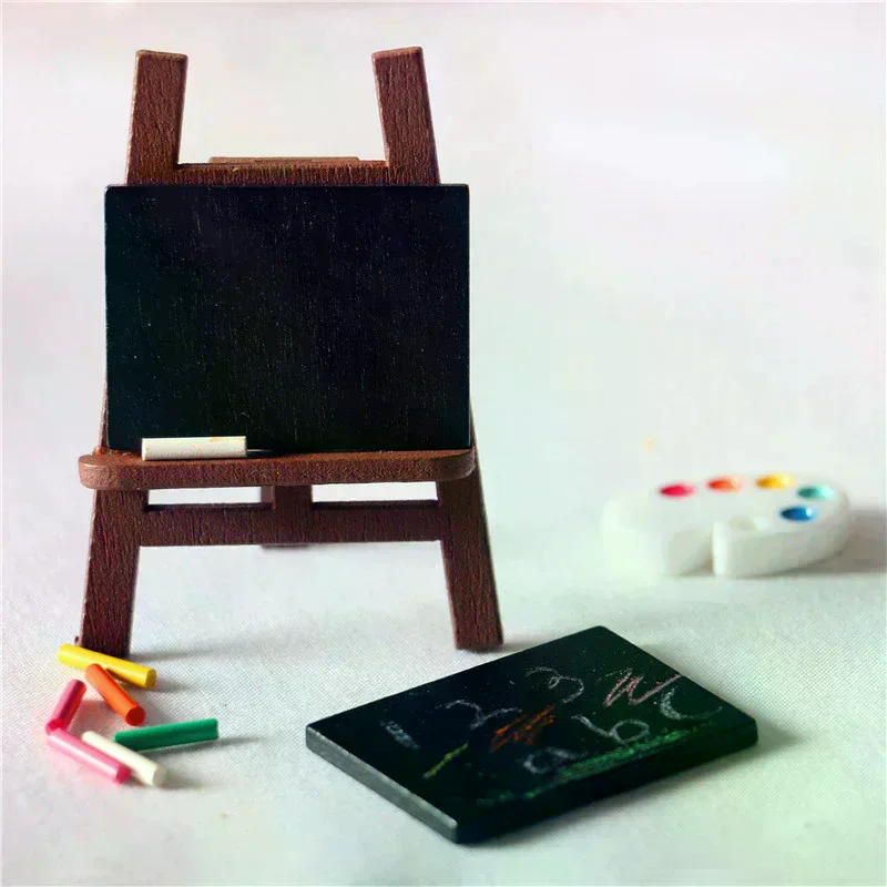1 Set DIY Accessories Dollhouse Miniature Blackboard Chalk Stand Kit Micro Landscape Decoration Toy Model
1 Set DIY Accessories Dollhouse Miniature Blackboard Chalk Stand Kit Micro Landscape Decoration Toy Model