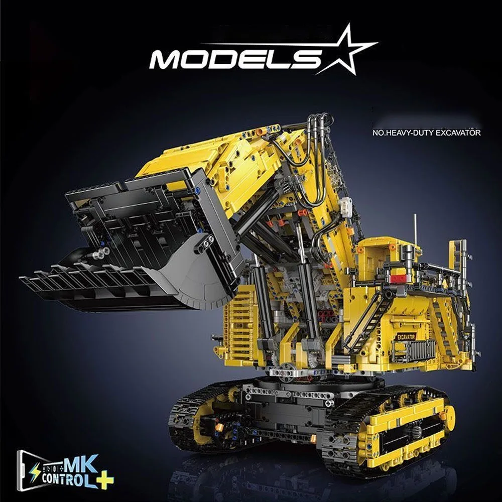 Двухцветный конструктор-экскаватор R9800 с дистанционным управлением через приложение, 4767 деталей, для сборки грузовика, подарок на Рождество для мальчика
Двухцветный конструктор-экскаватор R9800 с дистанционным управлением через приложение, 4767 деталей, для сборки грузовика, подарок на Рождество для мальчика