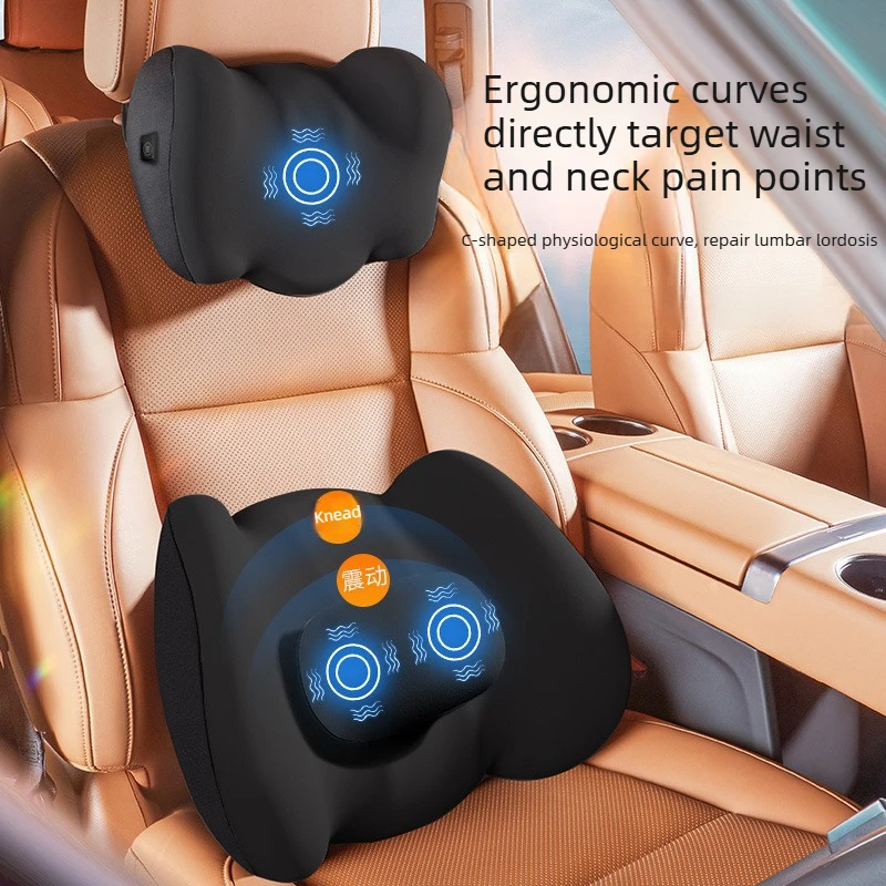 Electric Massage Lumbar Support Cushion Back Support for Long Sitting Seat Cushion Specific Waist Support Pad At The Top
Electric Massage Lumbar Support Cushion Back Support for Long Sitting Seat Cushion Specific Waist Support Pad At The Top