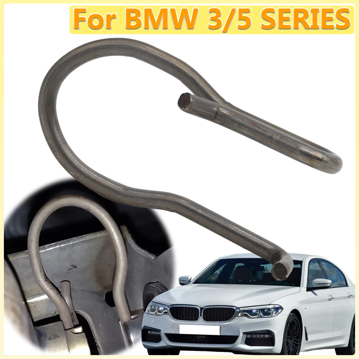 Electronic Exhaust Actuator Flap Valve Spring For BMW 3/5 SERIES G20/G30/G31/F90 M5 2015-19 Clip Rattling Noise Fix Replacement
Electronic Exhaust Actuator Flap Valve Spring For BMW 3/5 SERIES G20/G30/G31/F90 M5 2015-19 Clip Rattling Noise Fix Replacement