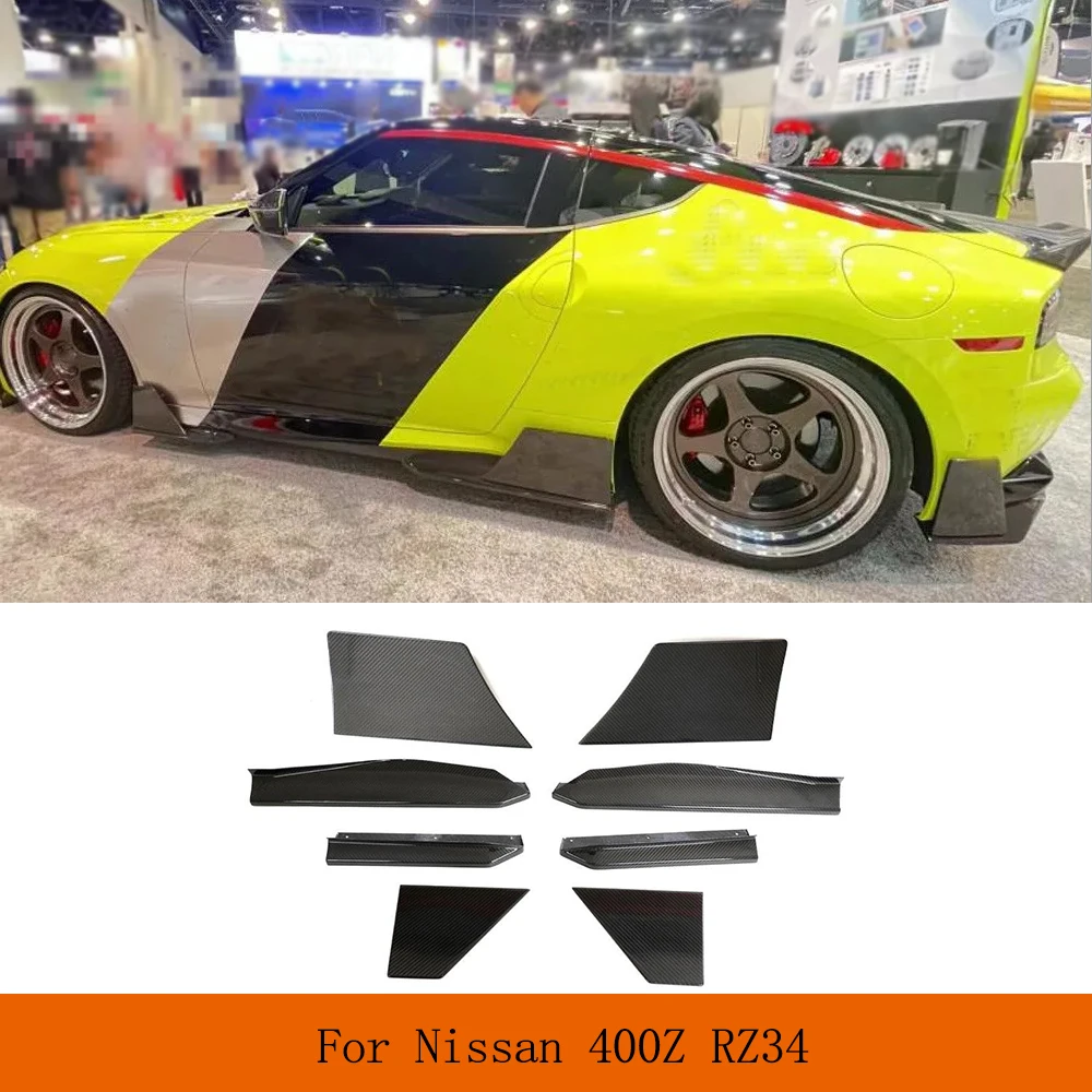 For Nissan Racing 400Z RZ34 2023 Dry Carbon Fiber Car Side Skirts Extension Lip Side Rocker Plate Lip Separator Bumper Protector
For Nissan Racing 400Z RZ34 2023 Dry Carbon Fiber Car Side Skirts Extension Lip Side Rocker Plate Lip Separator Bumper Protector