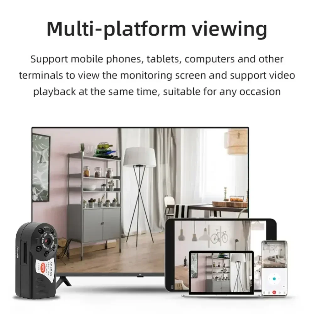 1080P Indoor Espionage Camcorder Surveillance Camera HD Secret Body Cam Mini Mini Wifi Cameras To See With The Mobile WIFI
1080P Indoor Espionage Camcorder Surveillance Camera HD Secret Body Cam Mini Mini Wifi Cameras To See With The Mobile WIFI