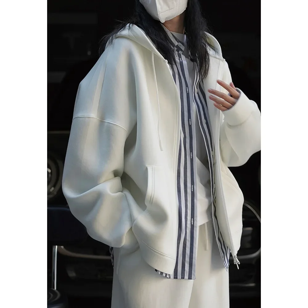 Hooded Drawstring Hoodie, Oversized Sweatshirt, Zip-up Cardigan, Thick Casual Coat, Couples Matching Tops, Autumn Fashion
Hooded Drawstring Hoodie, Oversized Sweatshirt, Zip-up Cardigan, Thick Casual Coat, Couples Matching Tops, Autumn Fashion