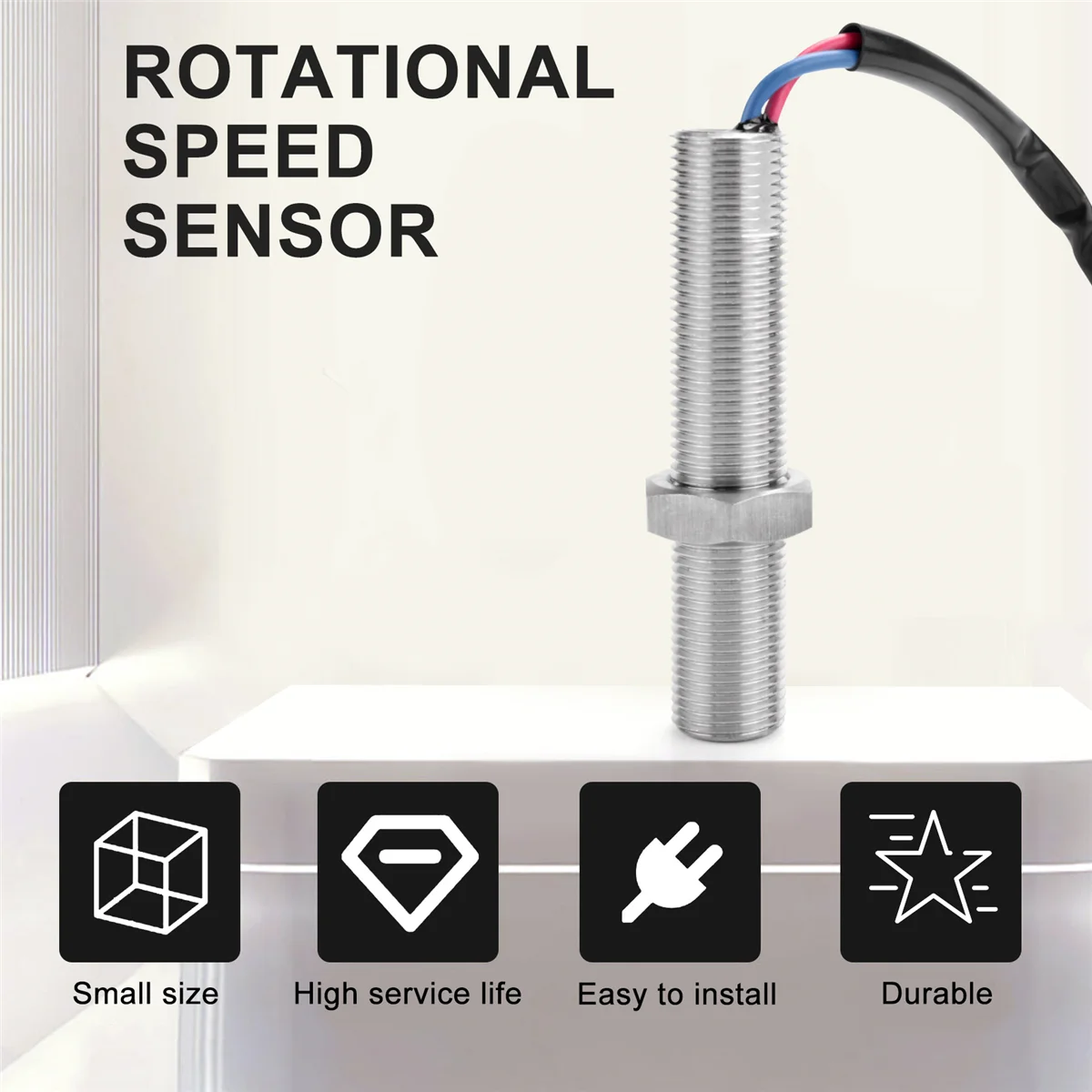 A94U New 3034572 Magnetic Pickup Mpu Generator Speed Sensor Rotational Speed Sensor Rpm For Generator Set
A94U New 3034572 Magnetic Pickup Mpu Generator Speed Sensor Rotational Speed Sensor Rpm For Generator Set