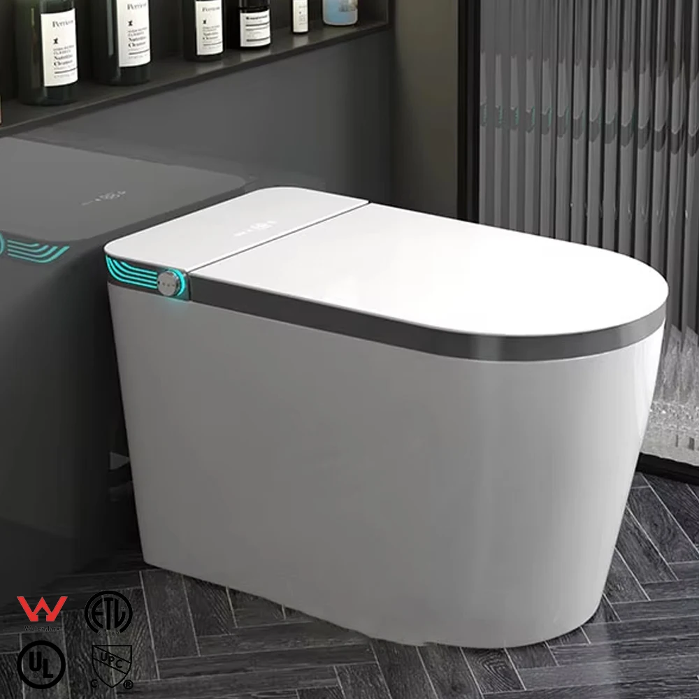Top Sale Big Seat U Shape Floor Mounted Intelligent Sanitary Ware Cheap Automtiac Ceramic WC Bathroom Smart Toilet Commode
Top Sale Big Seat U Shape Floor Mounted Intelligent Sanitary Ware Cheap Automtiac Ceramic WC Bathroom Smart Toilet Commode