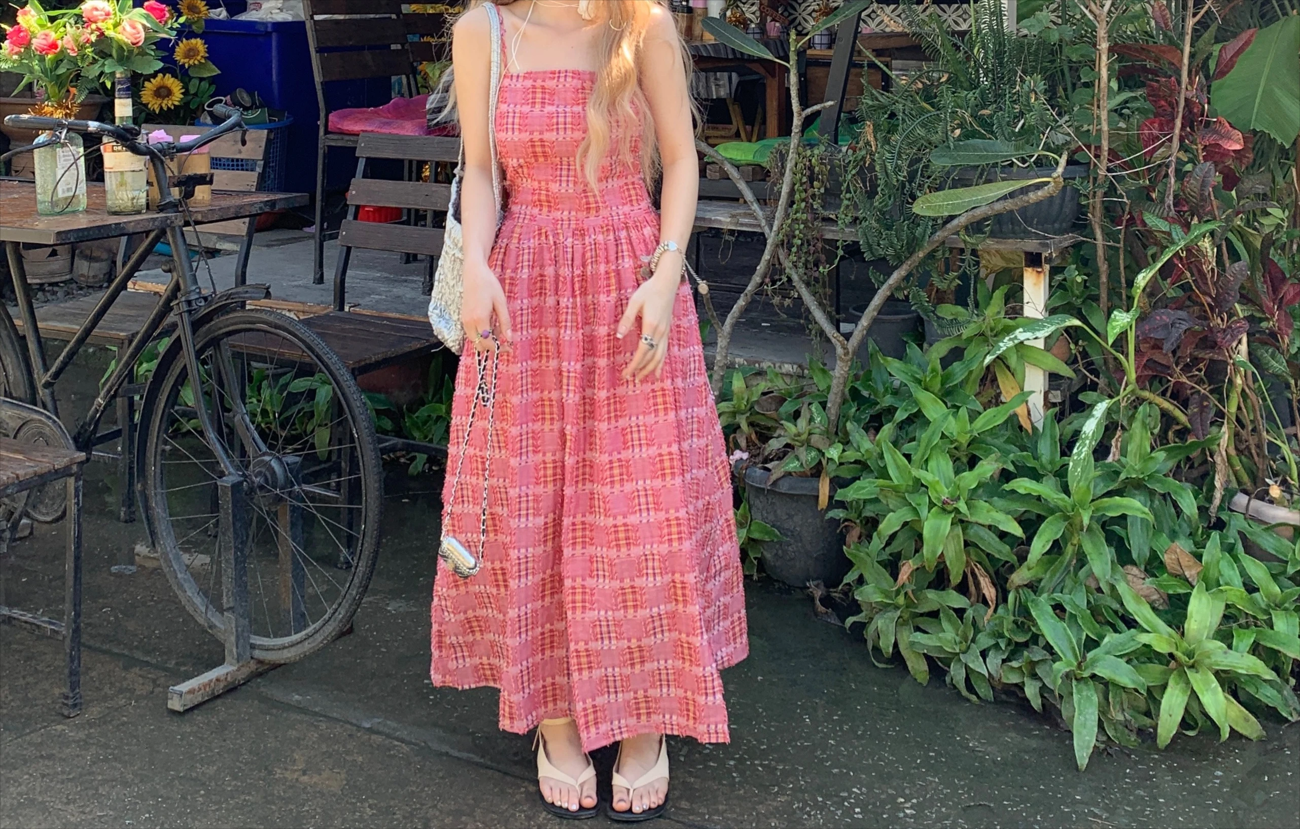 Elegant Plaid pleated casual Vintage sleeveless sweet Slim Pleated Dresses Evening High Street Plus Size Clothing
Elegant Plaid pleated casual Vintage sleeveless sweet Slim Pleated Dresses Evening High Street Plus Size Clothing