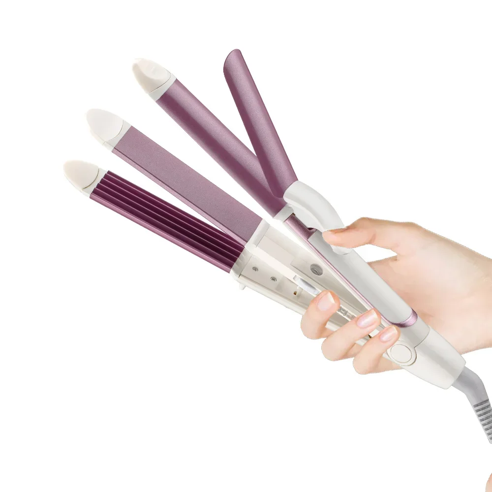 3 in 1 Electric Hair Curler and Straightener Personal Hair Styling Tools Wave Tourmaline Ceramic Styler Curling Iron
3 in 1 Electric Hair Curler and Straightener Personal Hair Styling Tools Wave Tourmaline Ceramic Styler Curling Iron