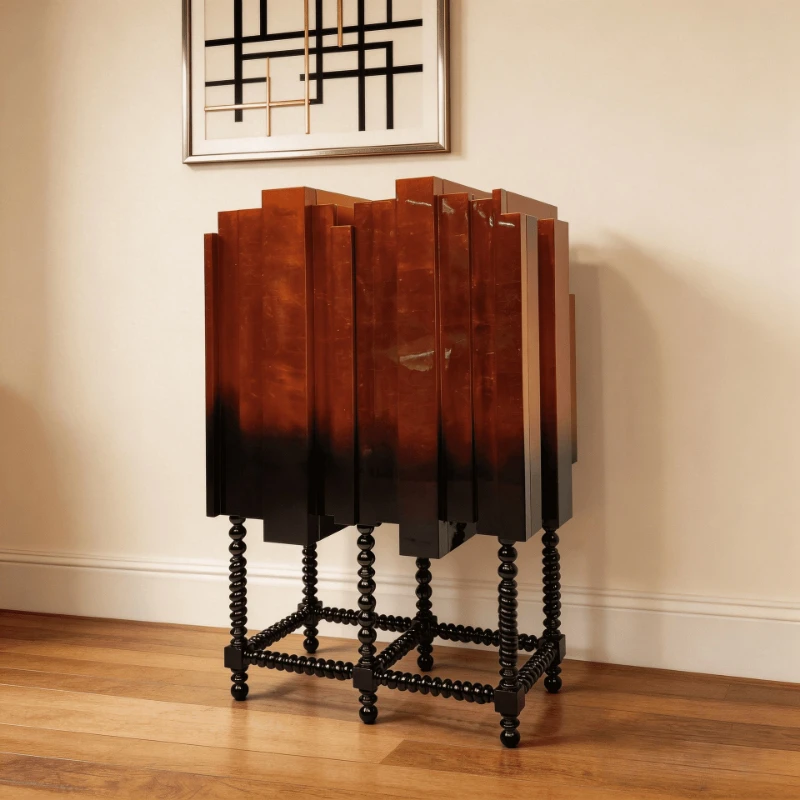 Dining side cabinet Modern simple living room solid wood storage cabinet Household locker
Dining side cabinet Modern simple living room solid wood storage cabinet Household locker