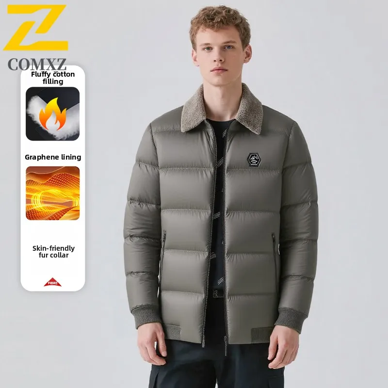 Winter Men Cotton Jacket 2025 New Velvet Thickened Cold Warm Lapel Collar Coat Outdoor Casual Fashion Men's Zipper Cotton Jacket
Winter Men Cotton Jacket 2025 New Velvet Thickened Cold Warm Lapel Collar Coat Outdoor Casual Fashion Men's Zipper Cotton Jacket